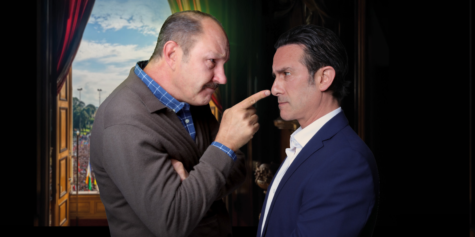 Por la punta de la nariz