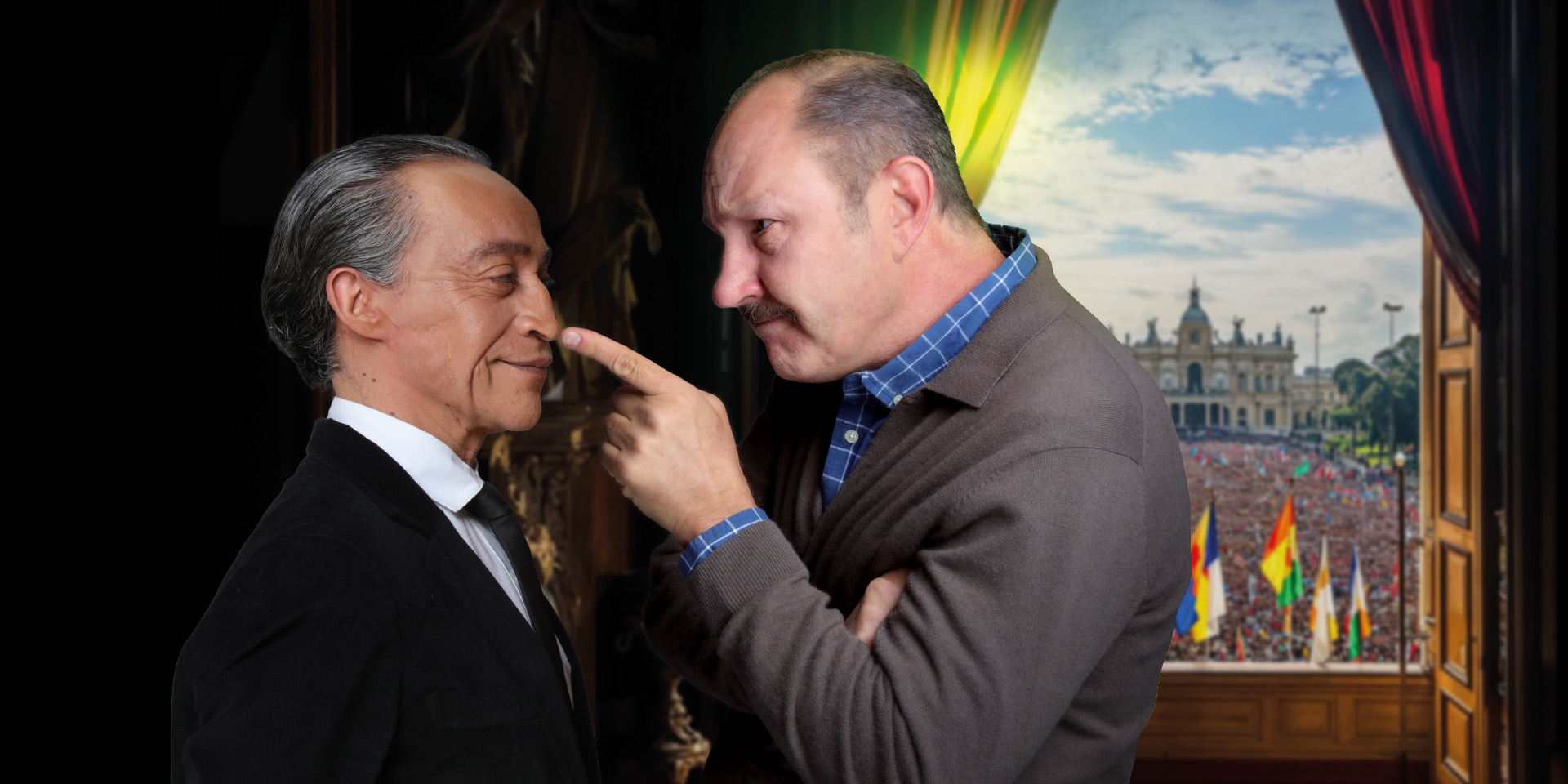 Por la punta de la nariz